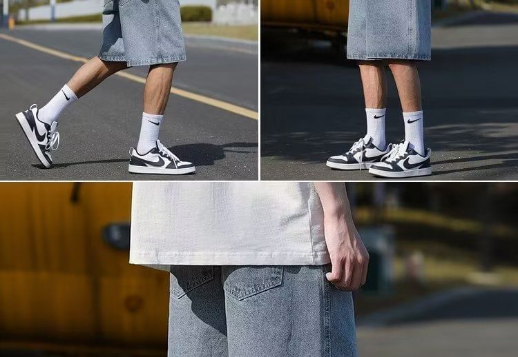 DuckleBeam - Mid Rise Washed Denim Jorts
