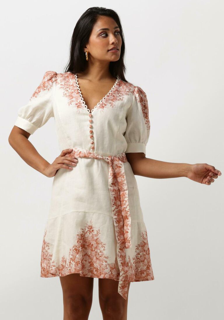 TWINSET MILANO beige twinset milano mini jurk woven dress