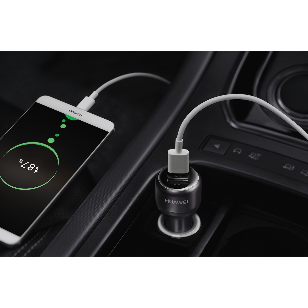 Huawei AP31 dobbel USB car charger (black)