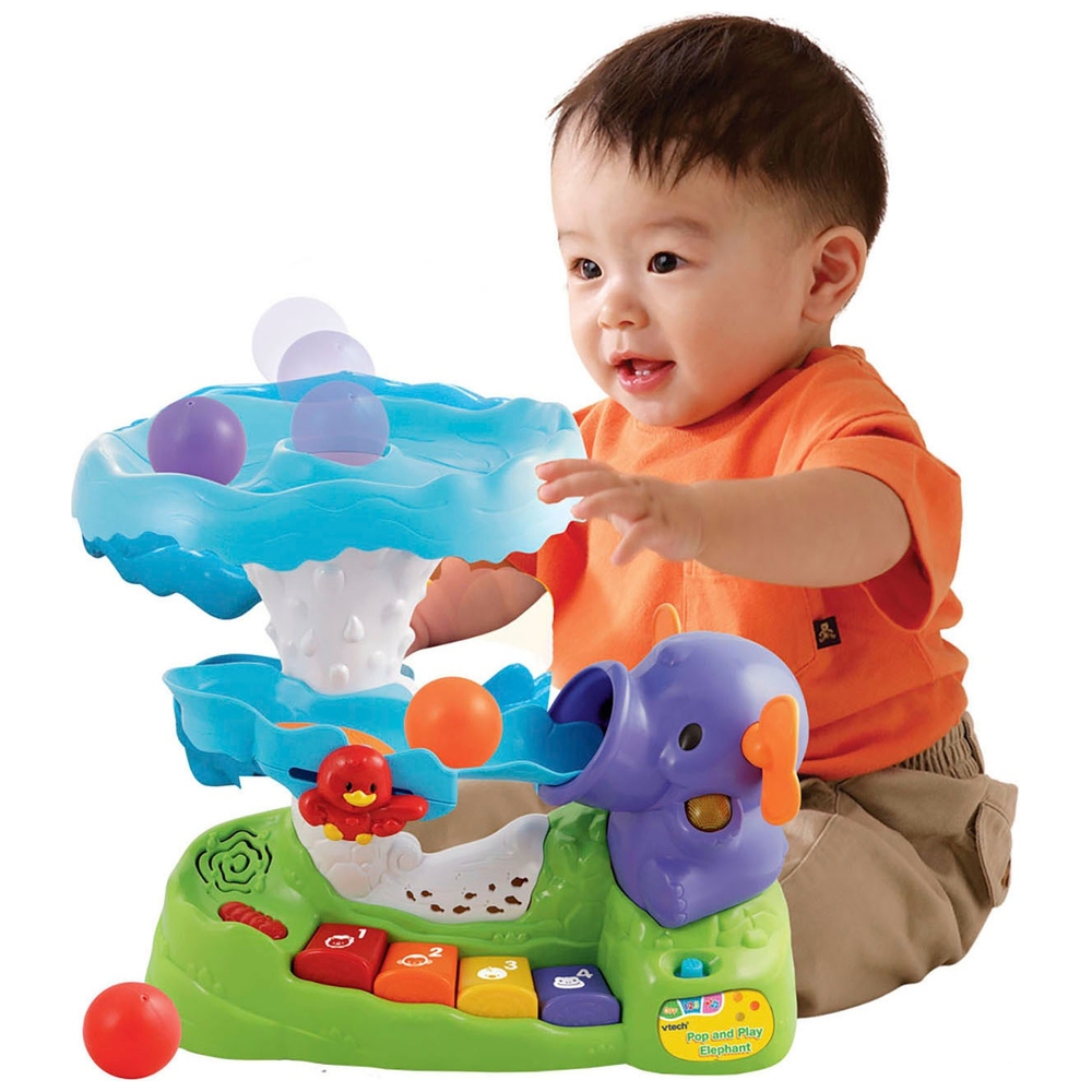 VTech Baby Pop and Play Elefanten-Spielset