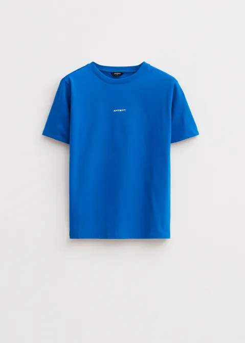 T-shirt met logo blauw (BLW.K)
