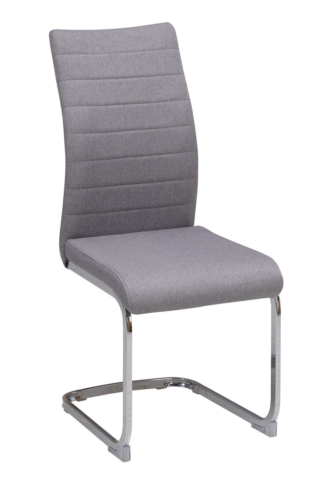 Schwingstuhl MARC 4er Set grau/chromfarbig