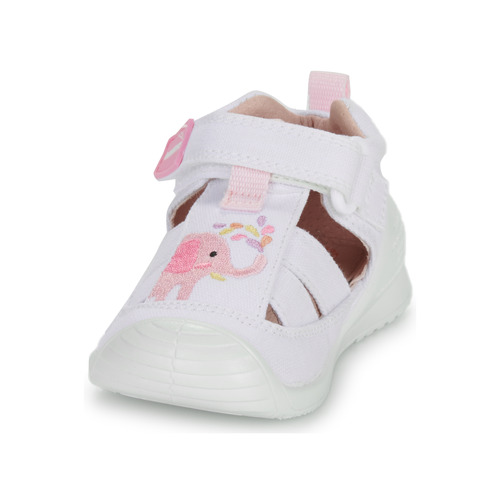 Biomecanics - SANDALIA ELEFANTE - Blanc / Rose