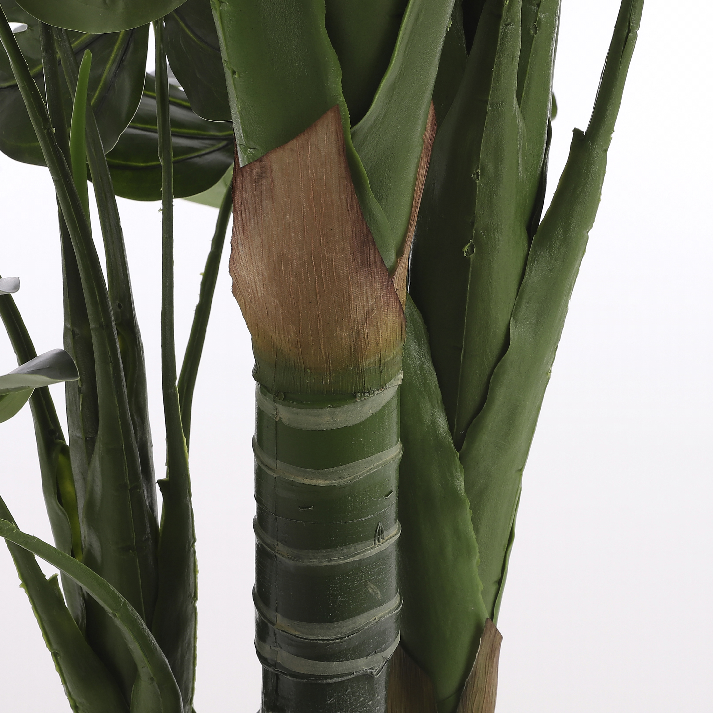 Mica decorations - monstera artificielle vert en pot h160
