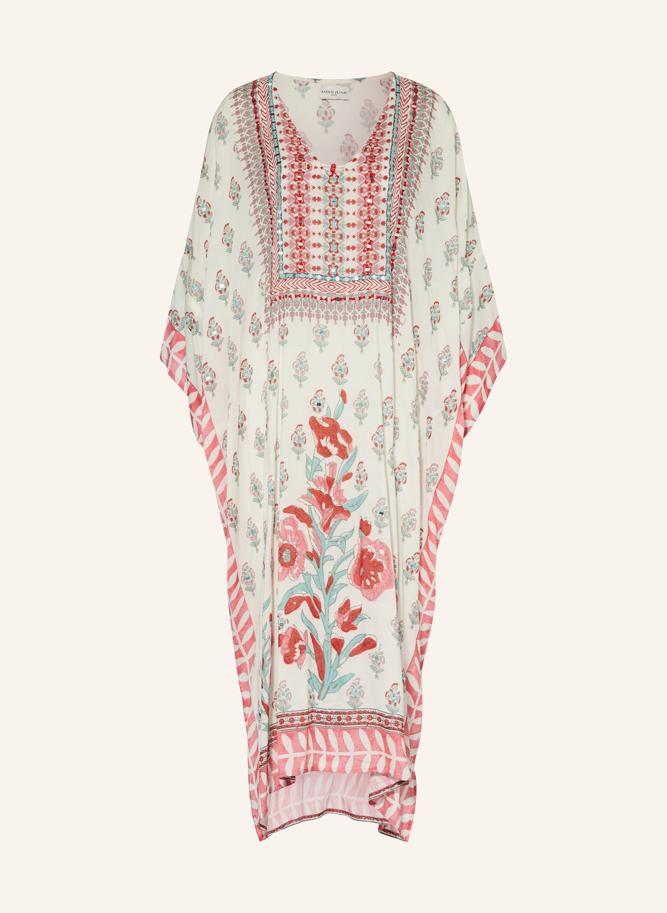MISS JUNE Kaftan mit Pailletten