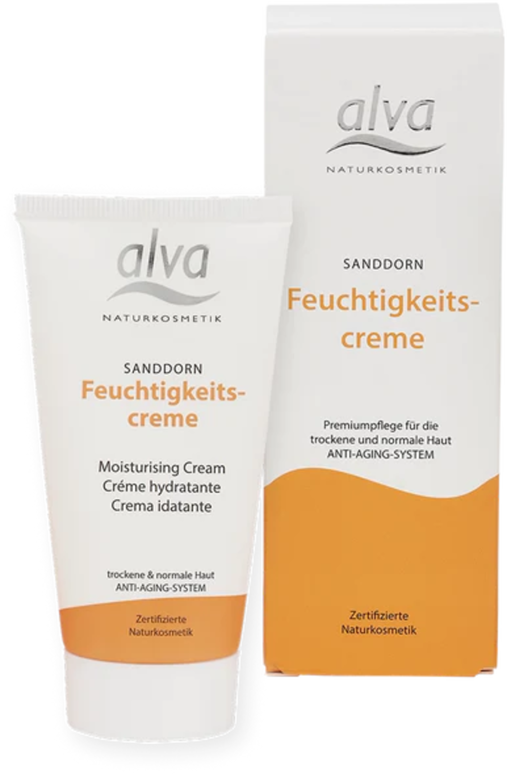 Alva  Sanddorn Feuchtigkeitscreme, 50 ml