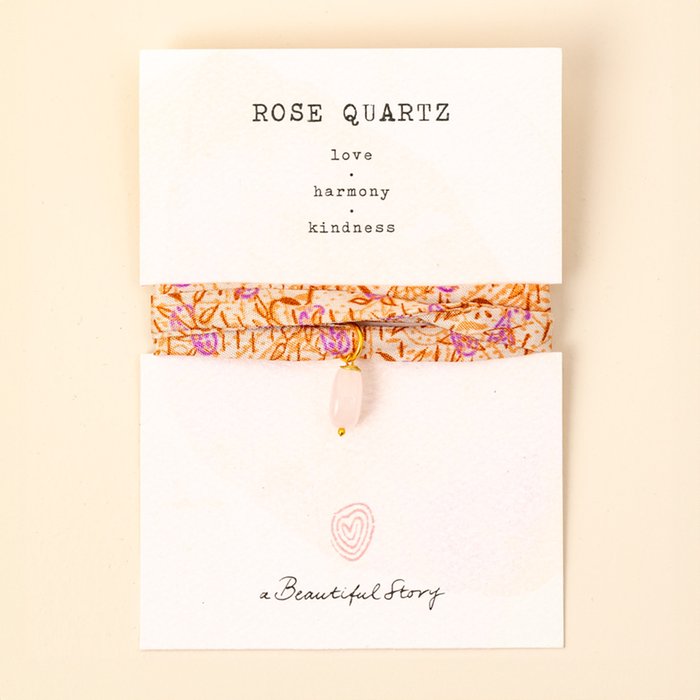 Beautiful Story | Armband | Rose Quartz