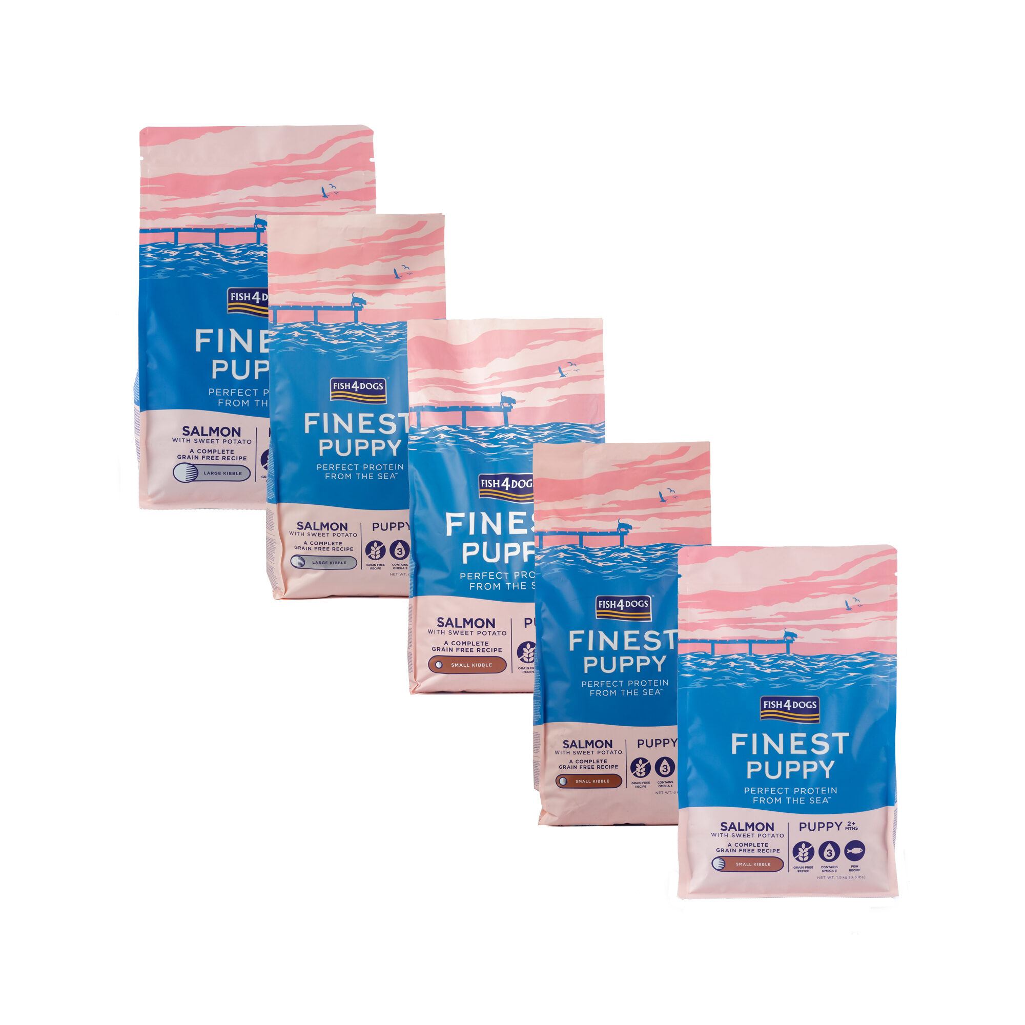 Fish4Dogs Finest Puppy Zalm met Zoete Aardappel
