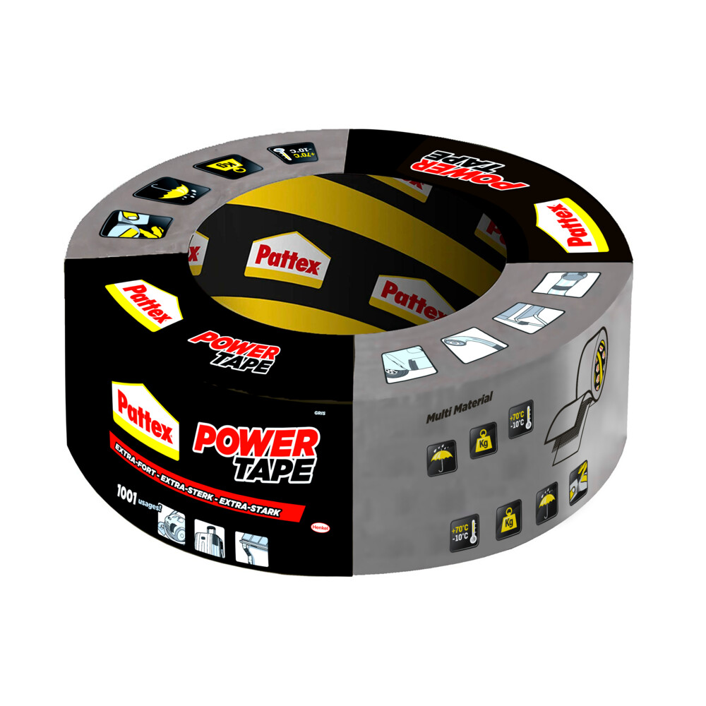 Pattex Power Tape Grijs50 meter