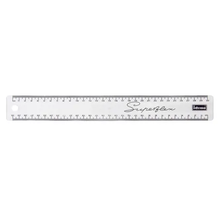 Idena Superflex Lineal 30 cm, 1 Stück, 4-fach sortiert
