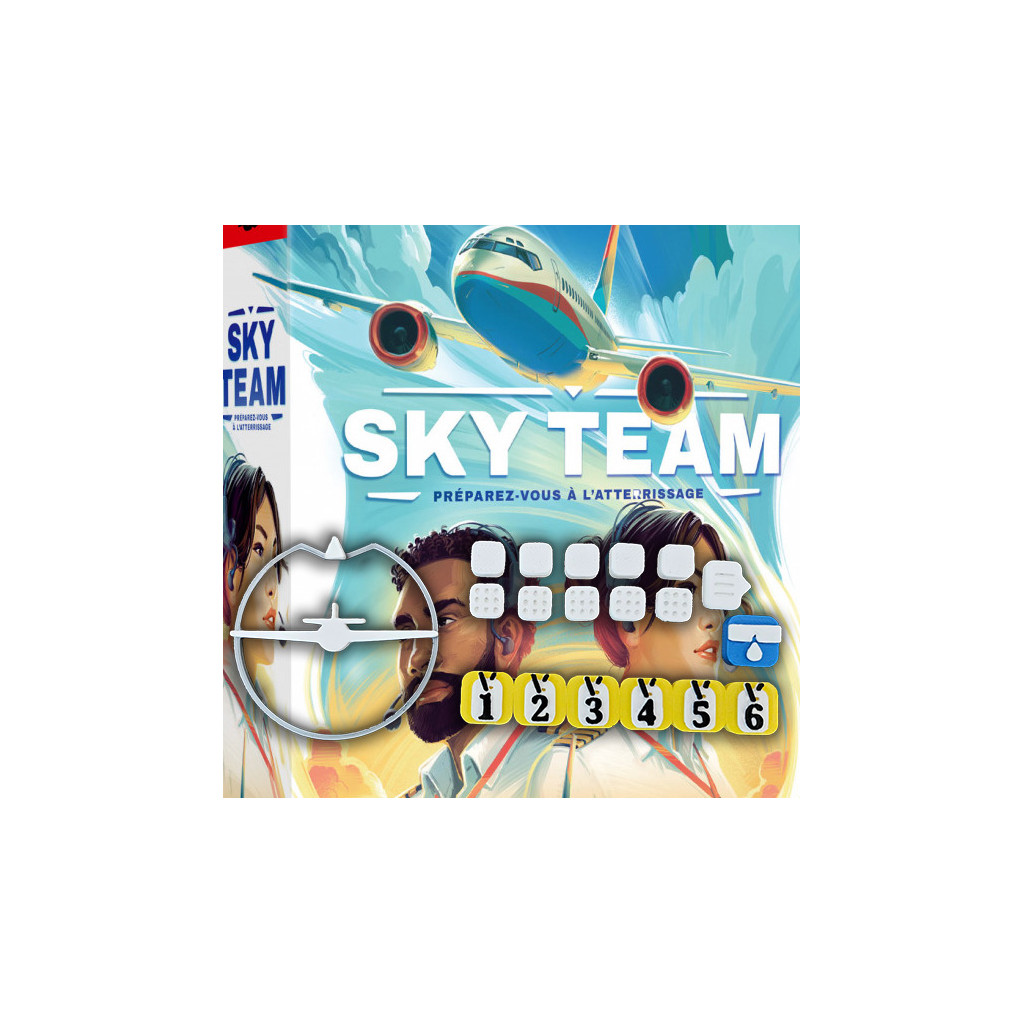 Amélioration des jetons du jeu Sky Team