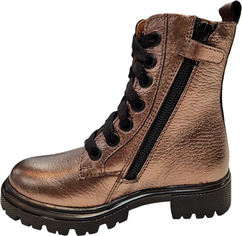 BunniesJR - 224884-537 - Biker Boots - Bruin - Suède - Veters
