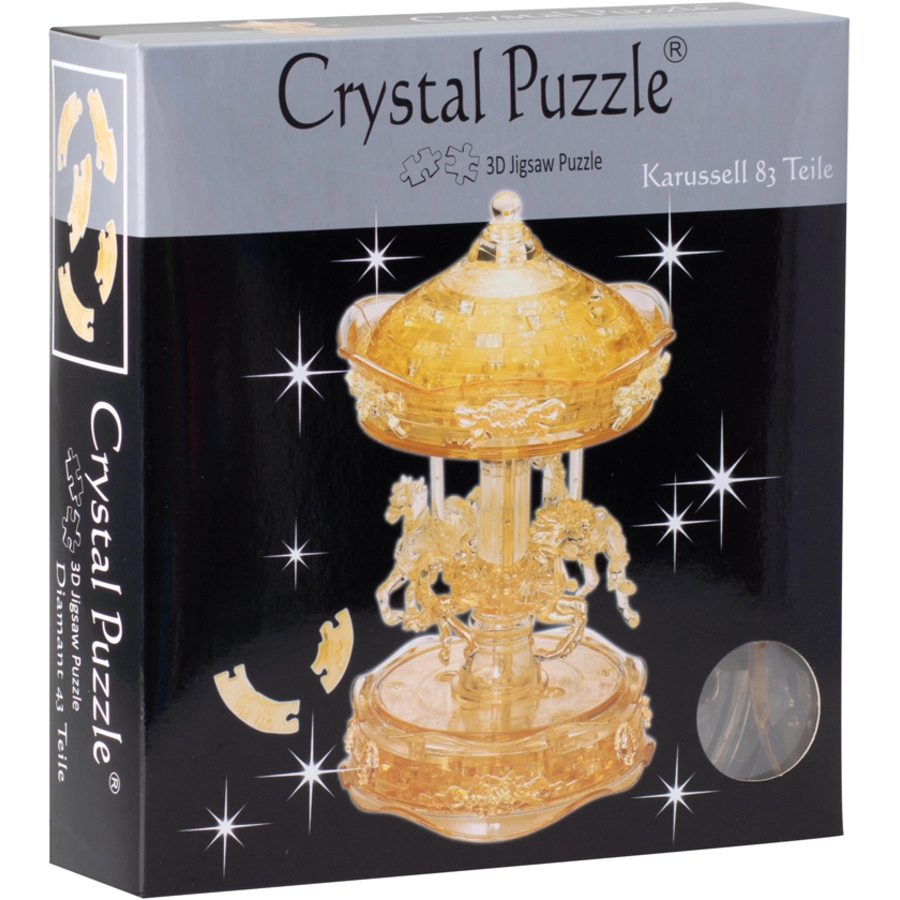 HCM Kinzel Crystal Puzzle Karussell Mehrfarbig