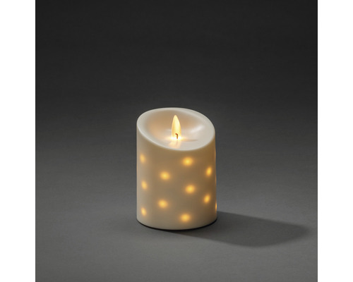 Konstsmide LED-kaars, 26 LED's, warm wit licht, inclusief timer