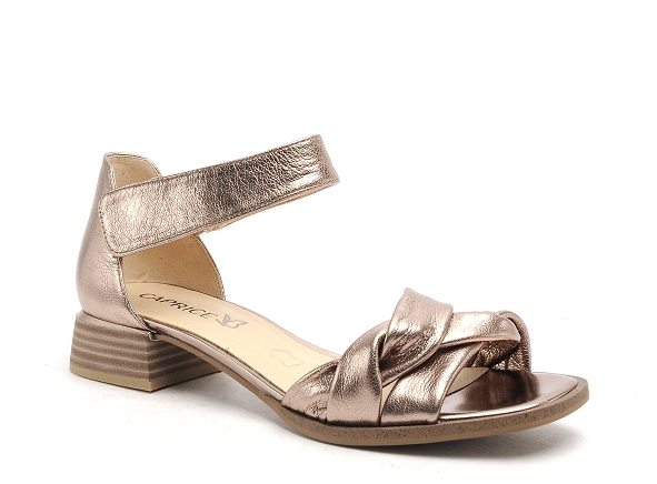 Caprice nu pieds plats femme 28202 bronze