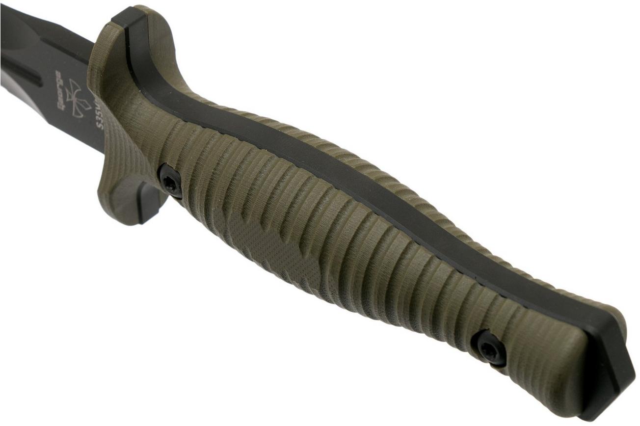 Spartan Blades George V14 Dagger Black Blade, Green Handle, dolk