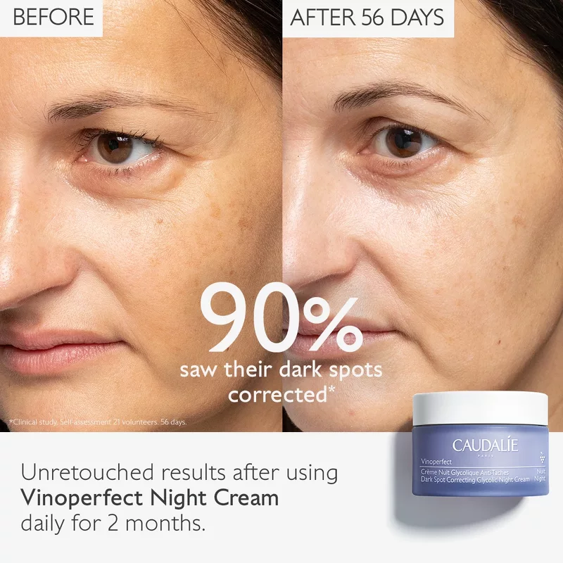 Caudalíe Vinoperfect Dark Spot Correcting Glycolic Night Cream 50 ml