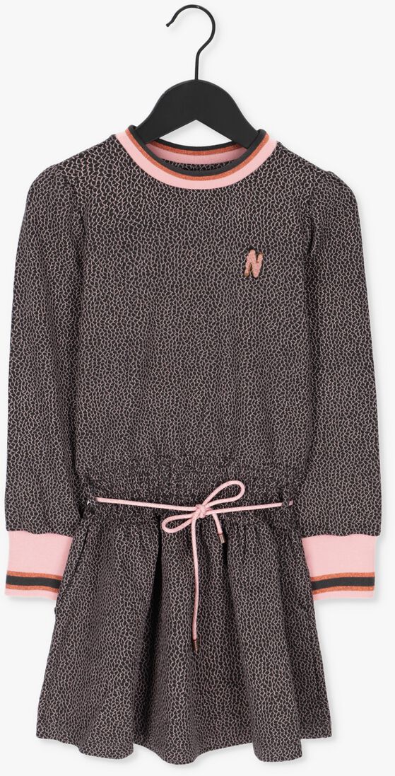 NONO zwarte nono mini jurk n208-5810