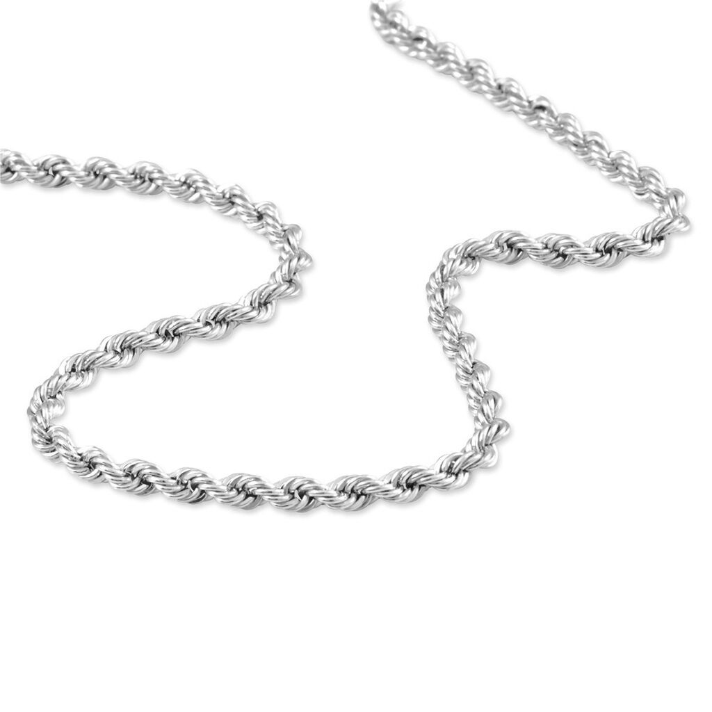 Collier Thi-lanae Maille Corde Or Blanc
