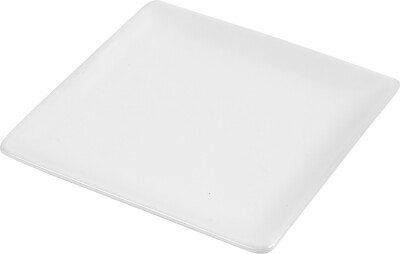 Tallerken - Str. 12,7X12,7 CM - Hvid - 10 Stk