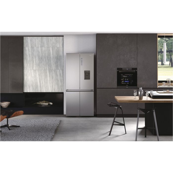 Haier Side-by-Side Multi Door CUBE 83 SERIE 7 HCW7819EHMP Platinum Inox - interner Wassertank