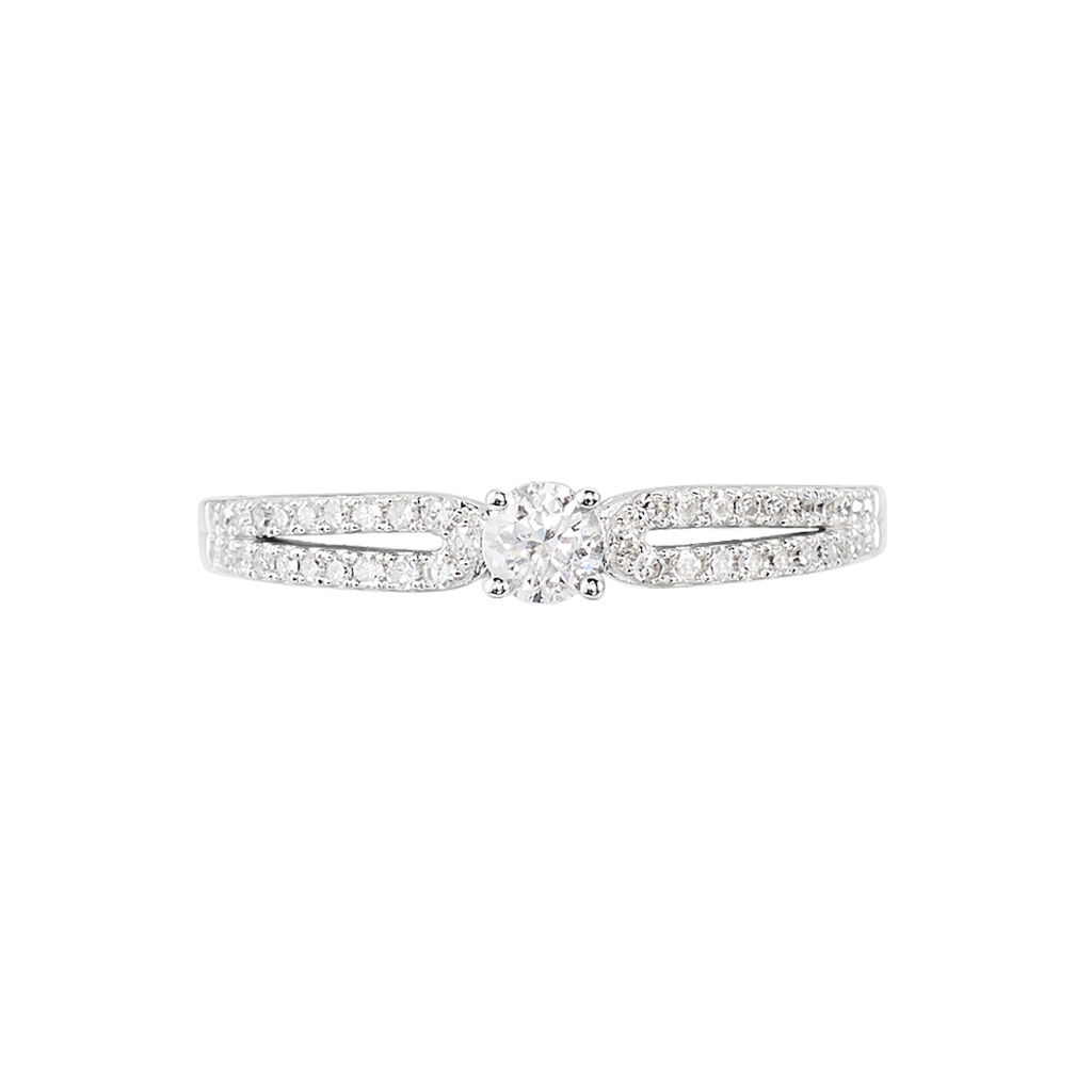 Bague Solitaire Katalina Or Blanc Diamant