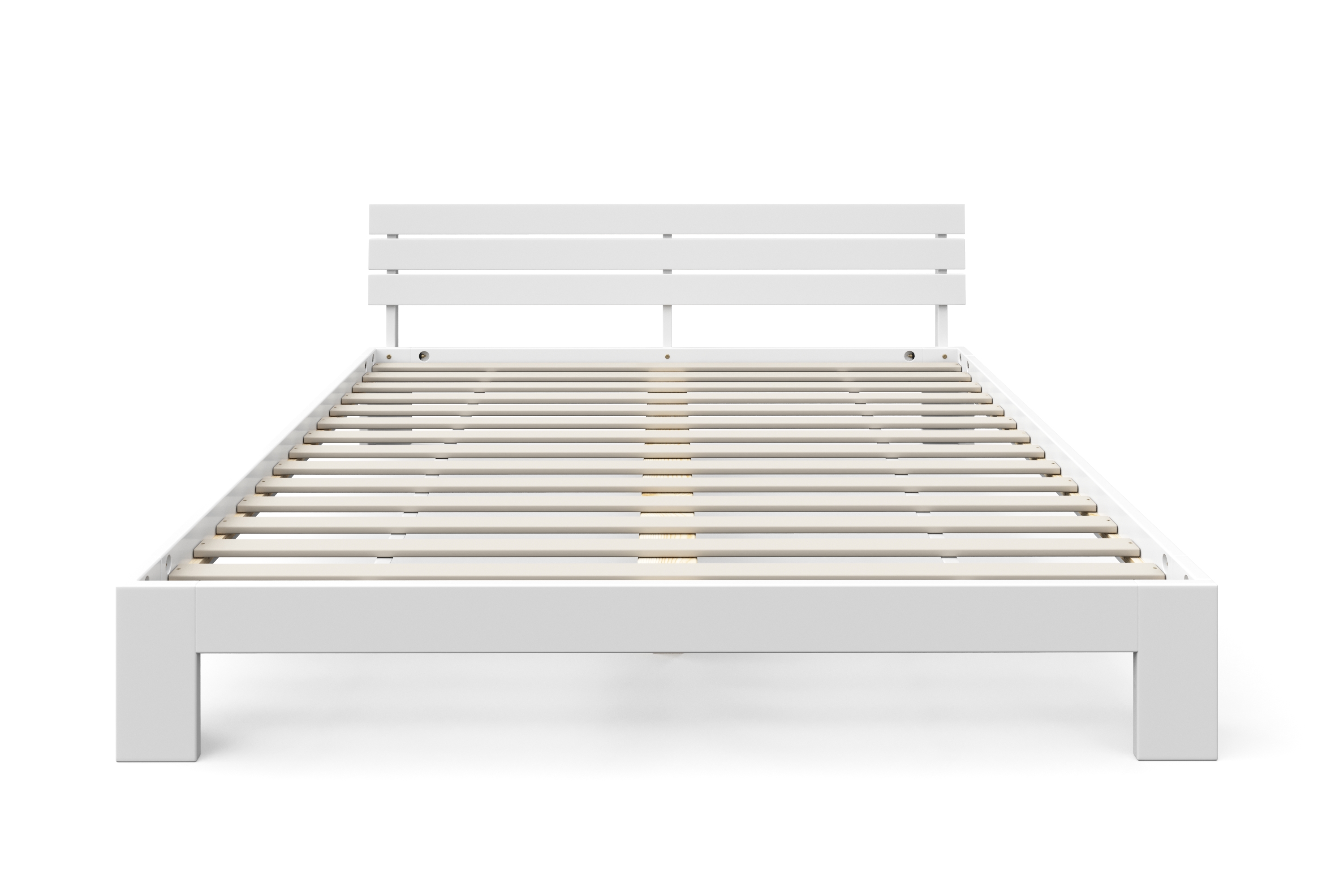 Bett Holz JAYDEN 160 x 200 cm weiss
