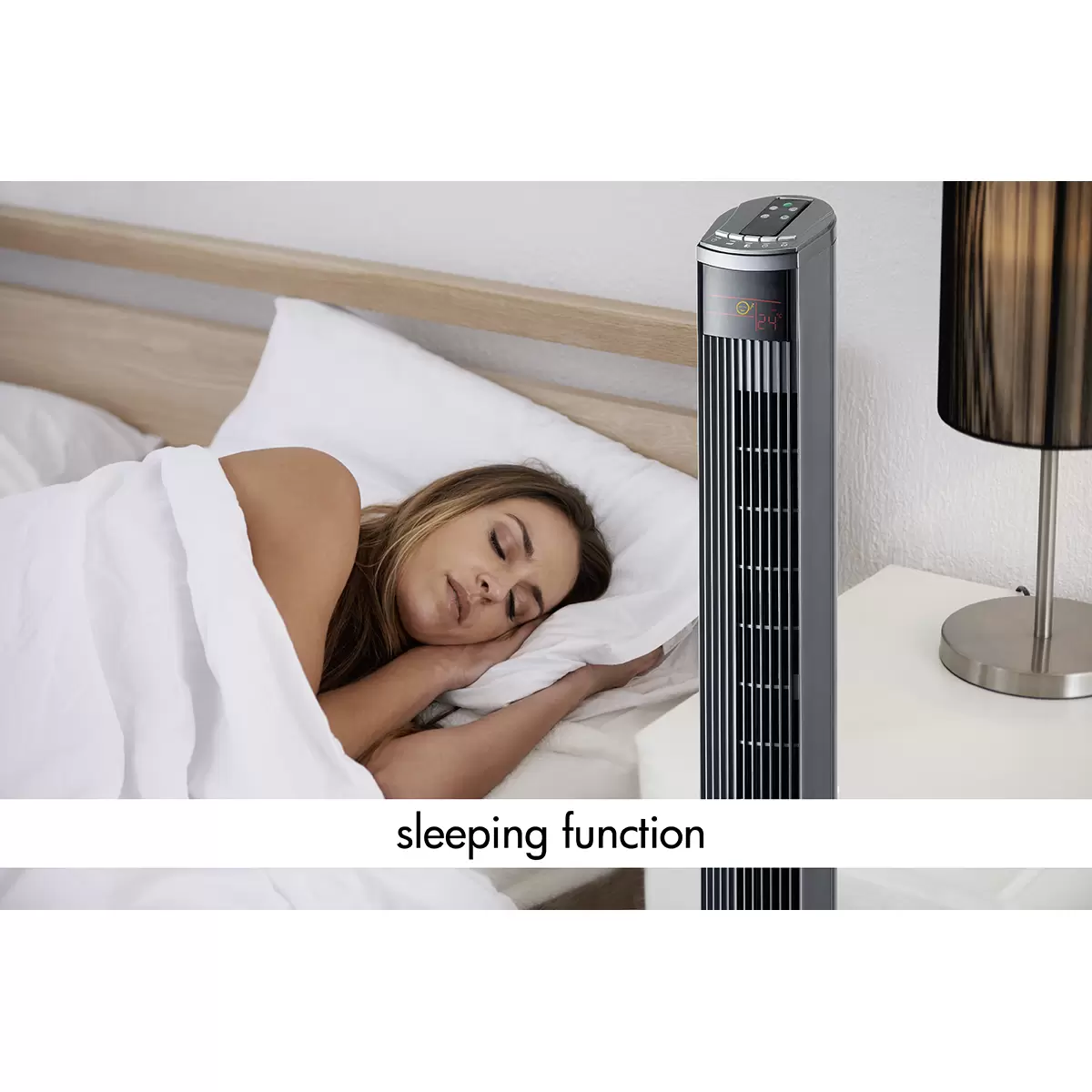 Turmventilator Fresh Breeze Anthrazit