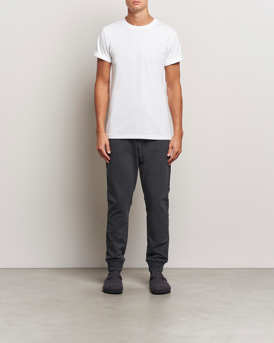 Bread & Boxers Roll-Up Crew Neck T-Shirt White