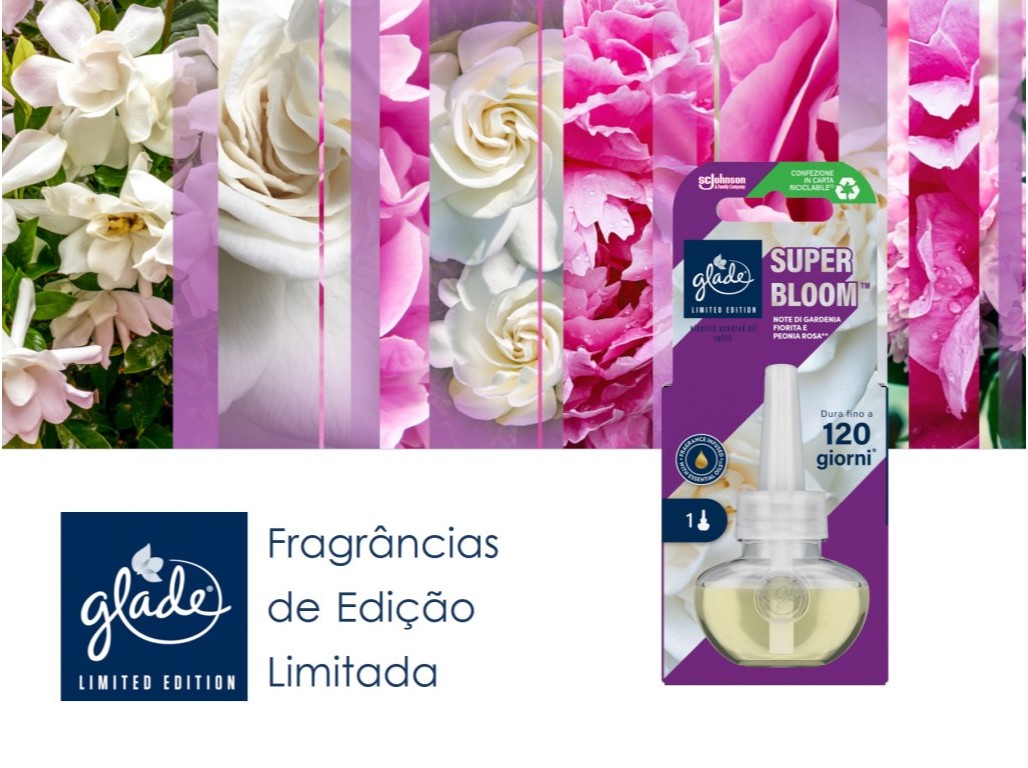AMBIENTADOR ELÉCTRICO RECARGA GLADE SUPER BLOOM 20ML