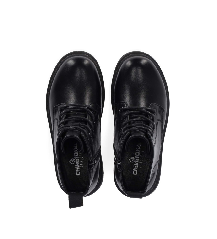 Botas infantis Chika10 Holland tamanho 10 pretas
