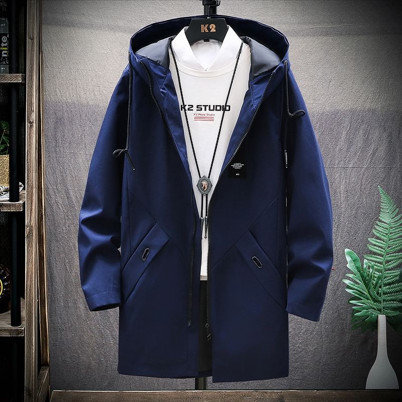 Sunkissed - Applicatie capuchon parka met rits