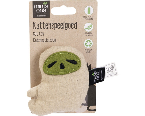 Katten speelgoed beeztees Minus één luiaard langzaam 9 x 9 x 2 cm