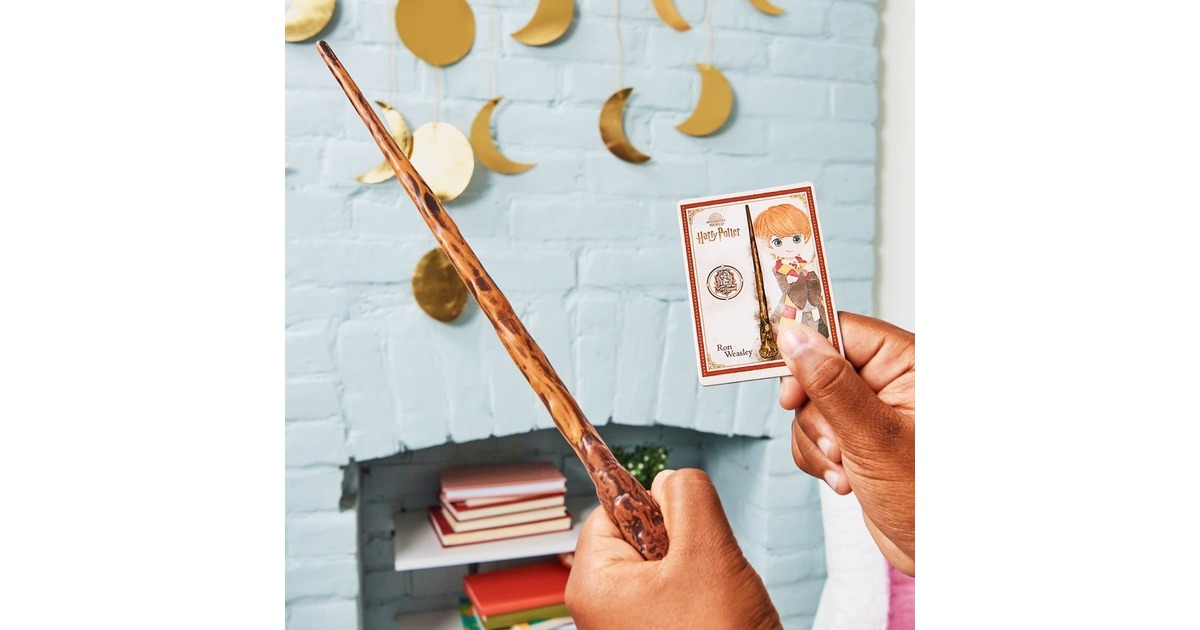 Spin MasterWizarding World: Harry Potter - Ron Wemel Wand met verzamelbare spellkaart