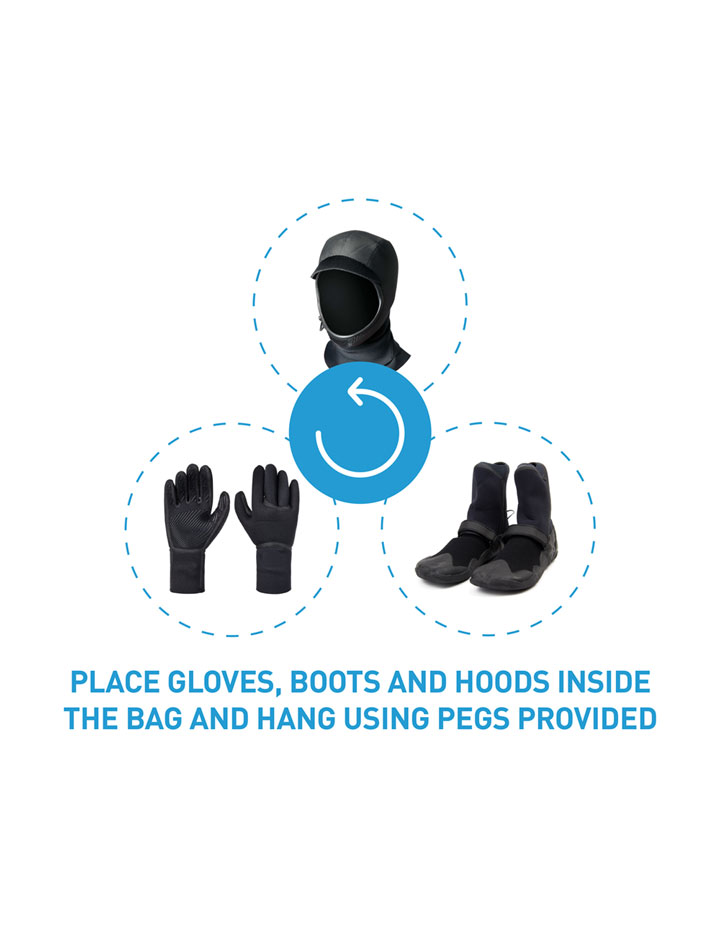 Surflogic Wetsuit accessoire Dryer bag - Pour cintre séchant