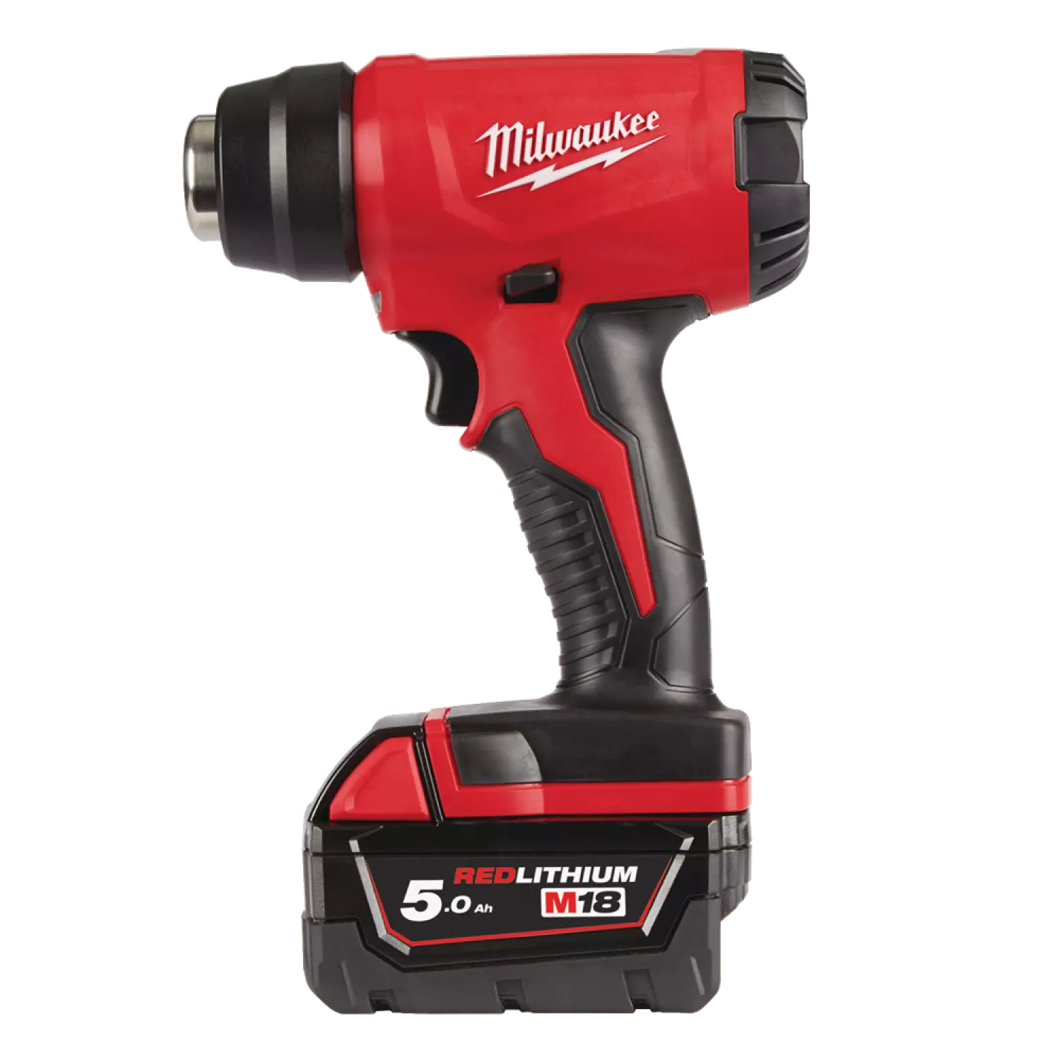Milwaukee M18 BHG-502C 18V Li-Ion accu Heteluchtpistool set (2x 5,0Ah accu) in koffer - 470°C