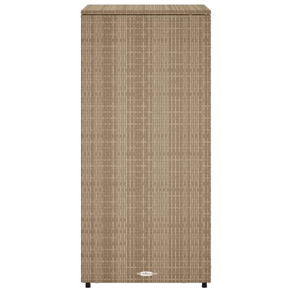 vidaXL Putekasse beige 50x55x115 cm polyrotting