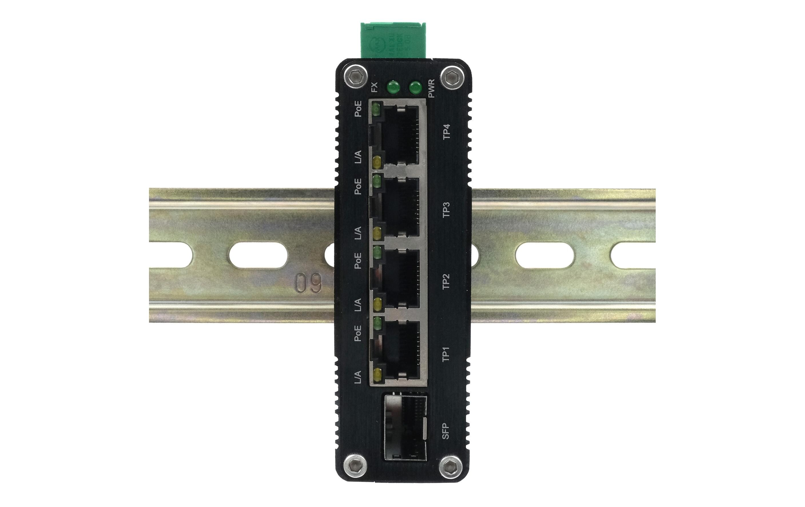 PoE+ Switch EX-62020POE-SFP 5 Port<br>5-Port Mini Gigabit Ethernet PoE+ Switch