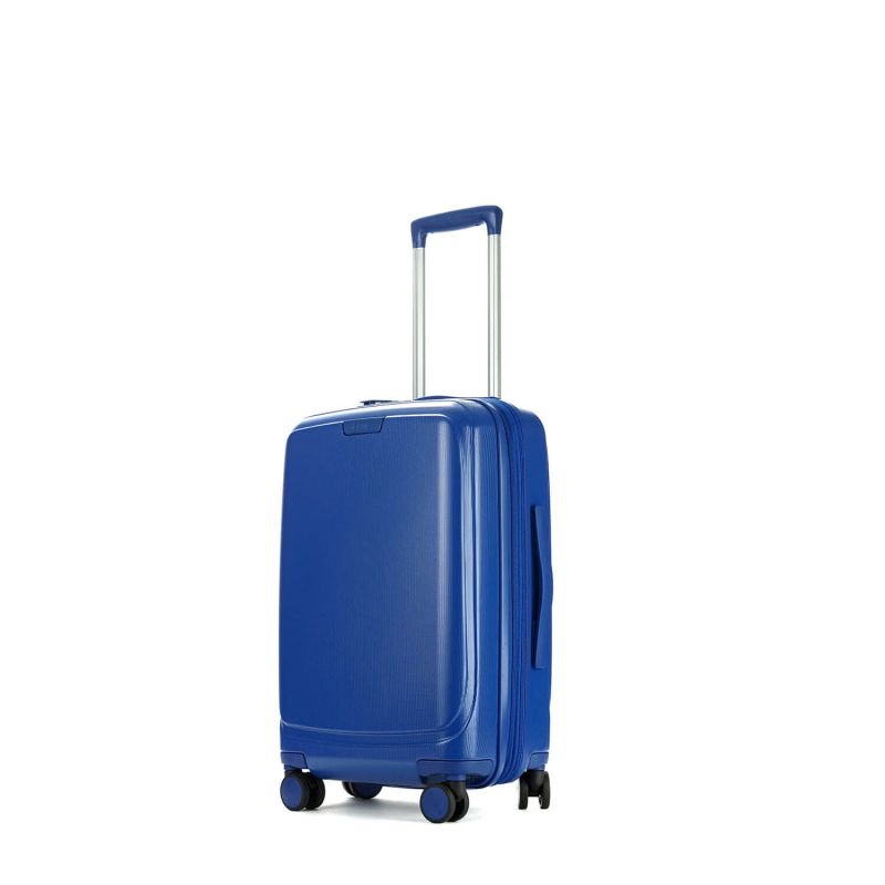 Valise cabine rigide Pure bright Extensible 55 cm Bleu classique