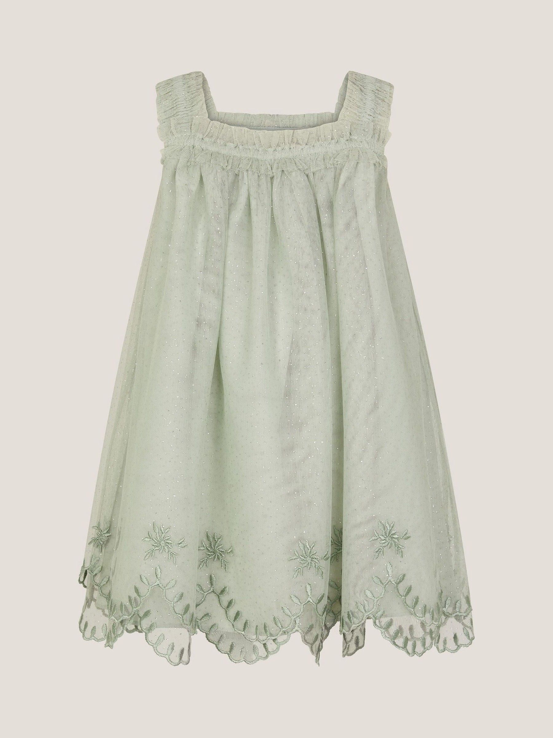 Monsoon Baby Bonnie Embroidered Party Dress