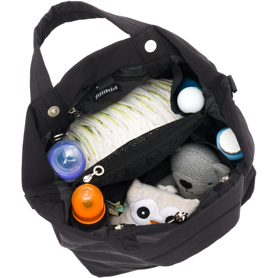 Fillikid Wickeltasche Palma Schwarz