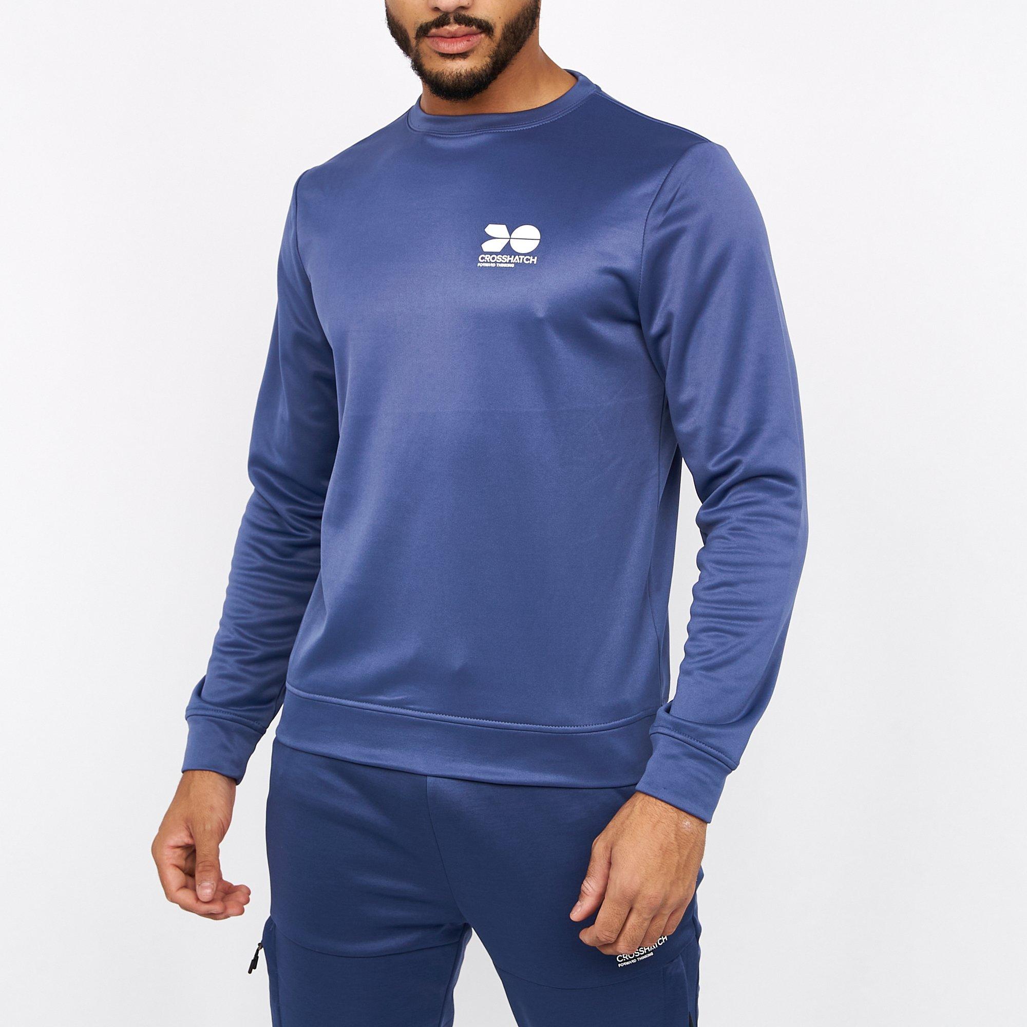 Crosshatch CH Langtons Crew Sweater Mens