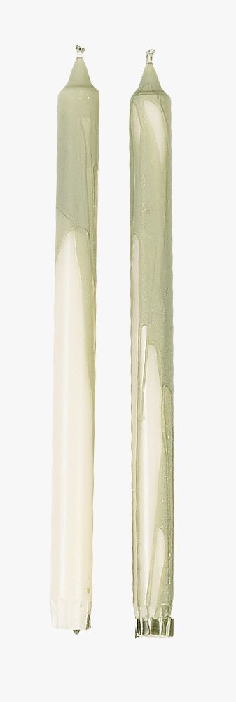 Kronelys grønn - 30 cm