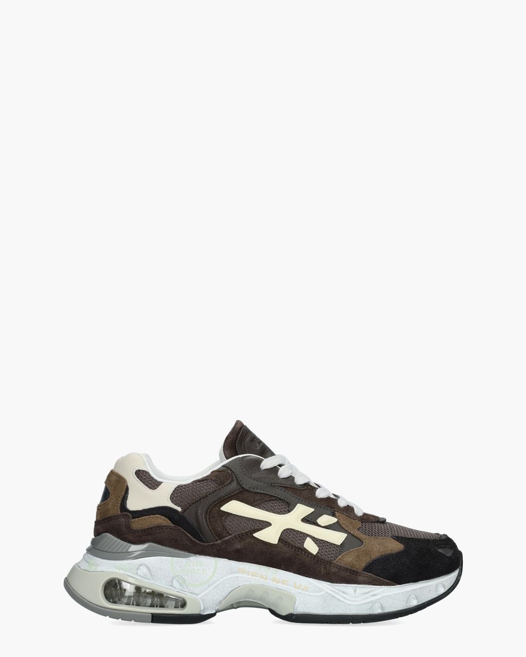Premiata Sharky 320 Bruin Herensneakers