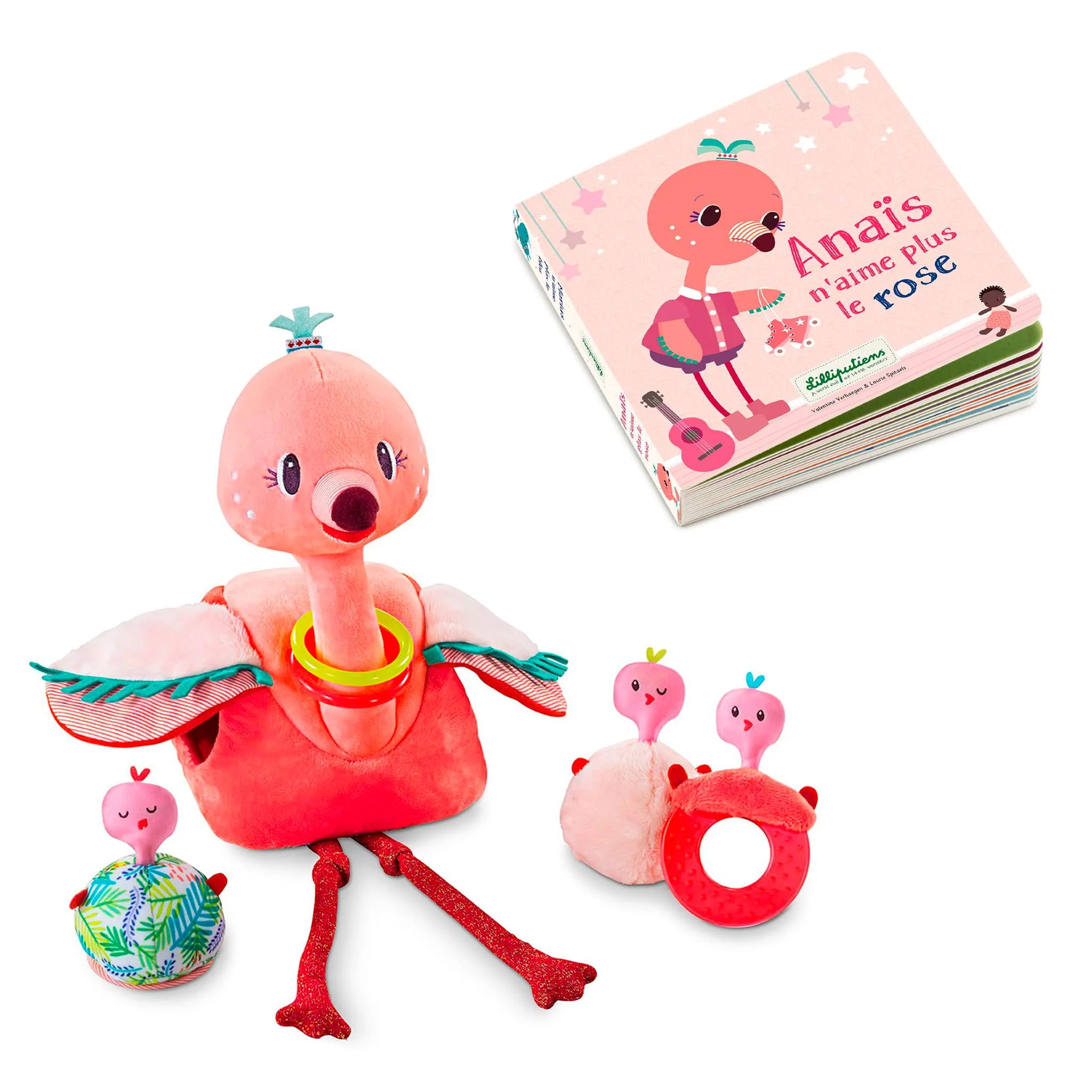 Lilliputiens Jouet + Livre d'Éveil - Anaïs