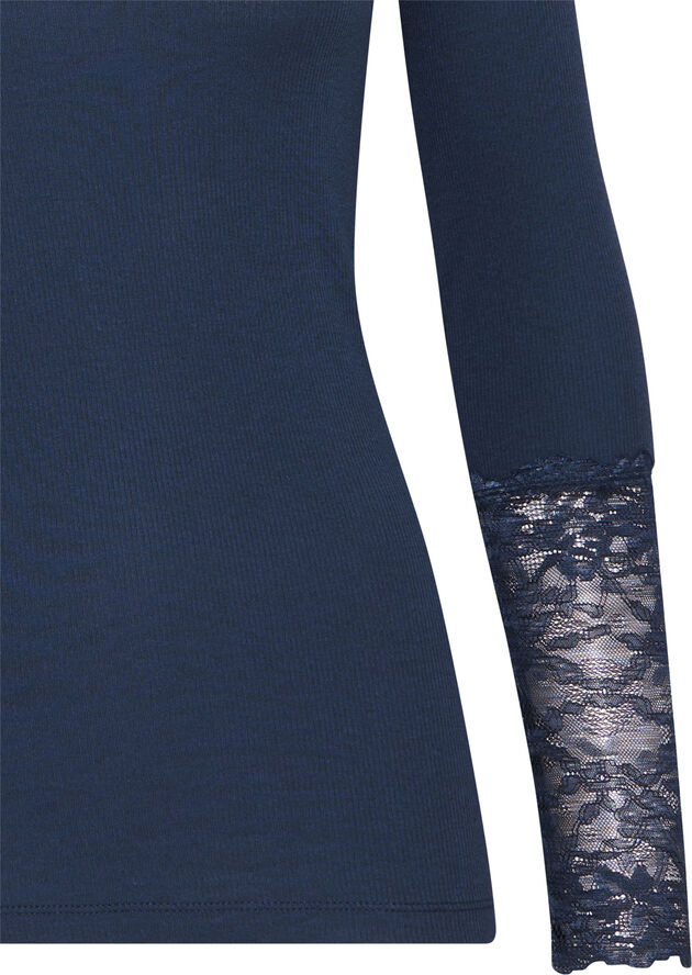 Fransa FRHIZAMOND TEE 19 Dark peacoat