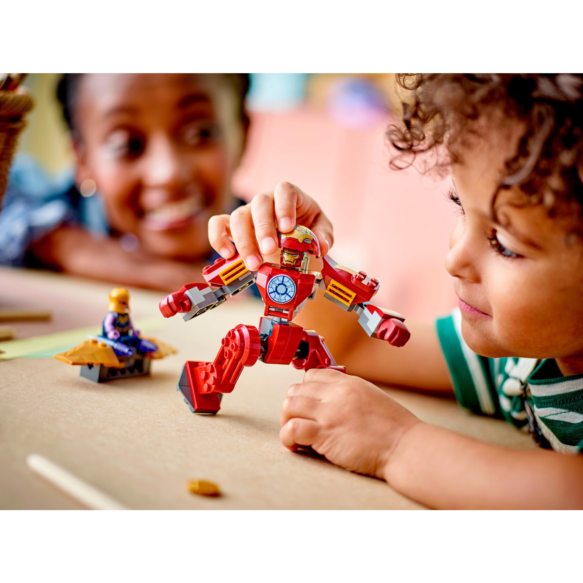 LEGO Konstruktionsspielzeug Marvel Super Heroes Iron Man Hulkbuster vs. Thanos
