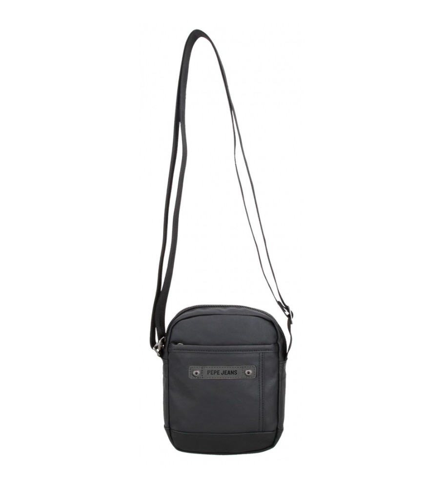 Bolsa de ombro pequena Pepe Jeans Hatfield, preta