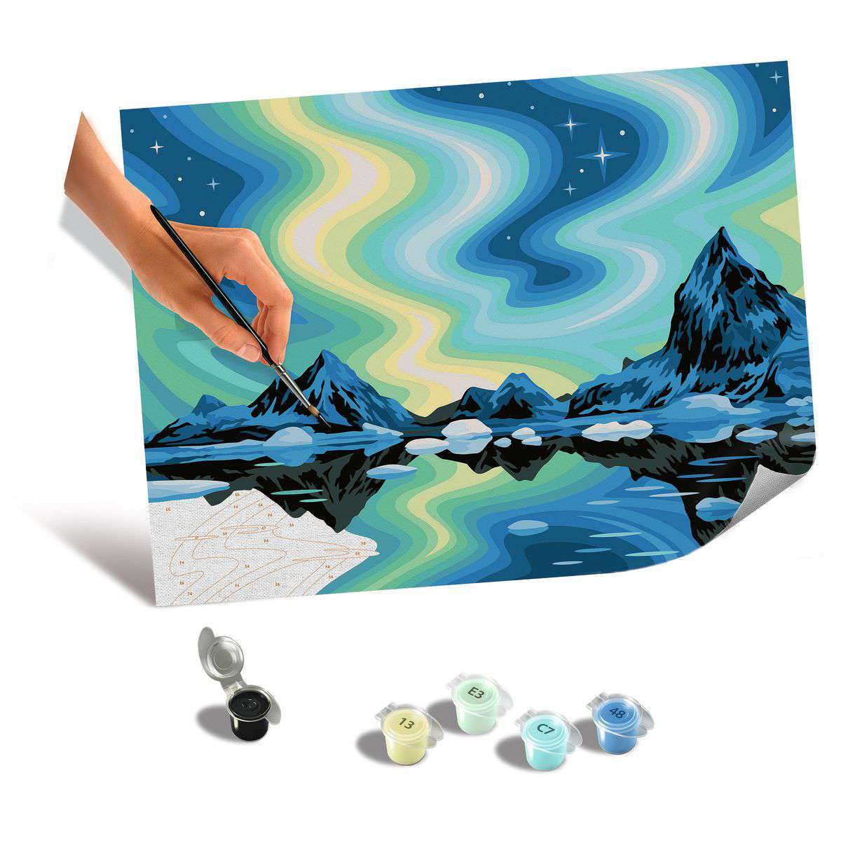 Ravensburger Spiel Leinwand Nordlichter