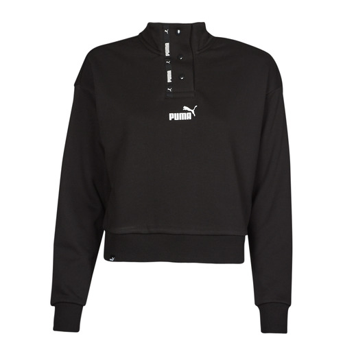 Puma - PUMA POWER TAPE HALF-PLACKET CREW TR - Noir